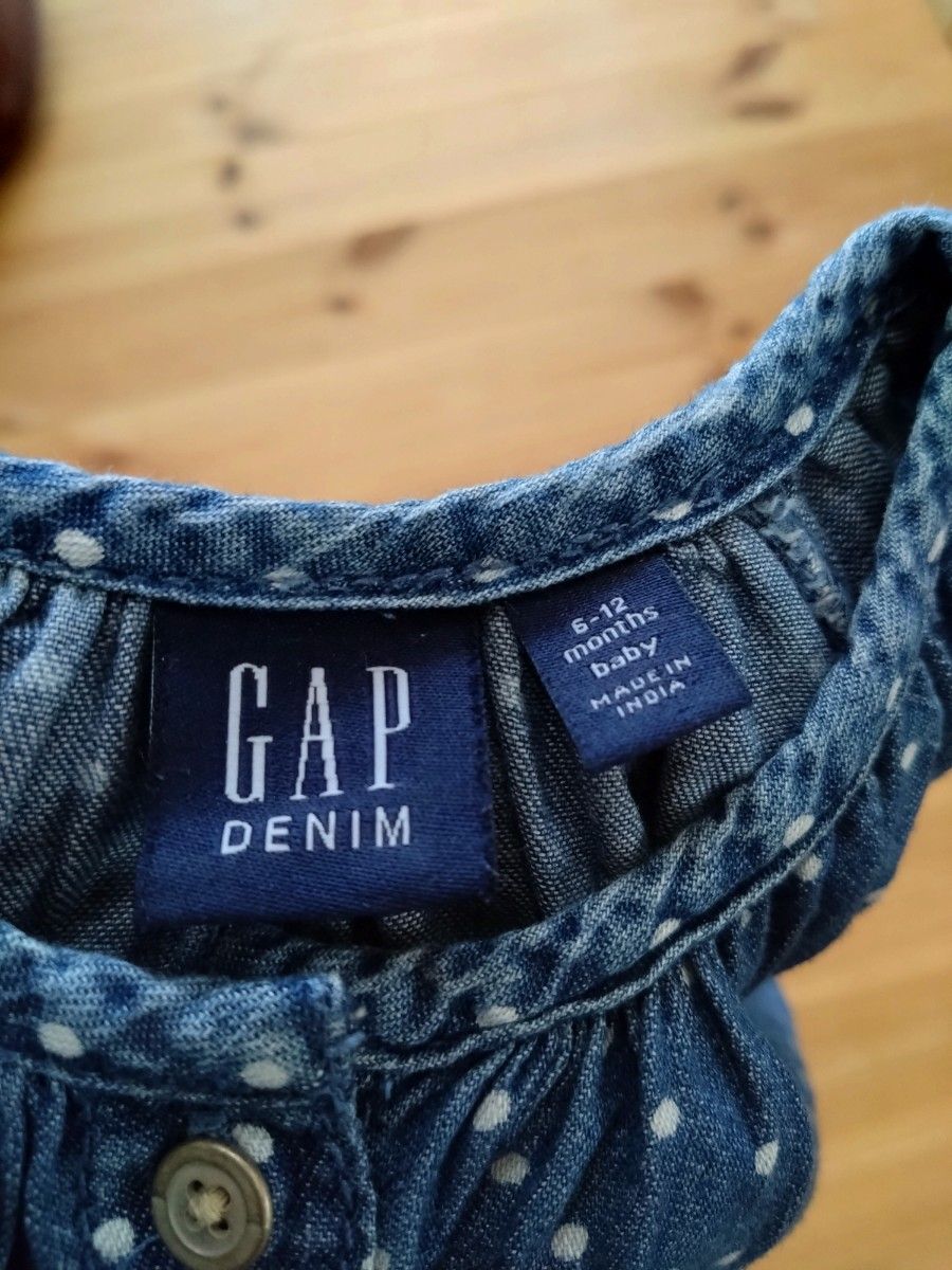 GAP DENIM　baby　6-12months　トップス  ワンピース　チュニック　半袖シャツ