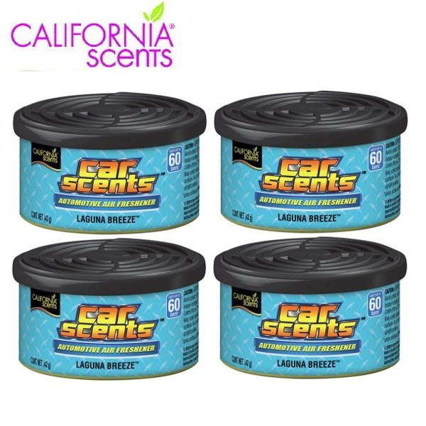 CALIFORNIA SCENTS カリフォルニアセンツ 車用 ラグナ・ブリーズ 4缶セット