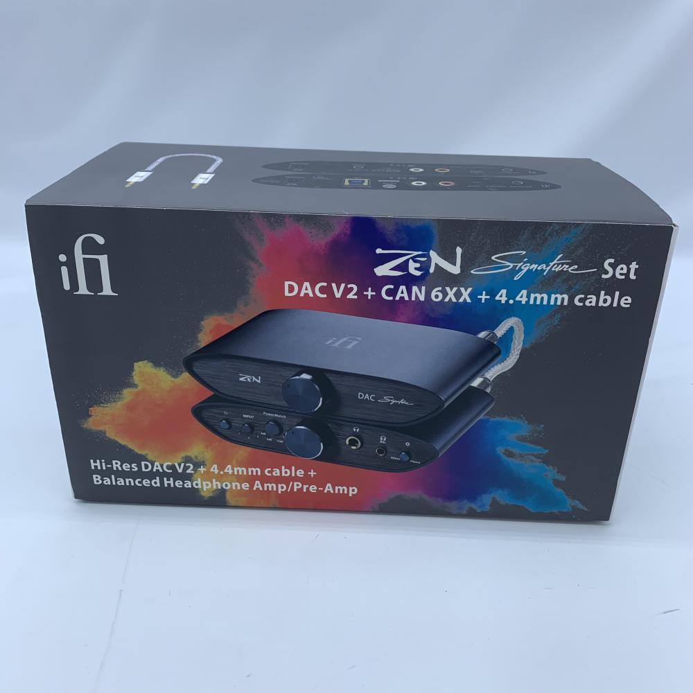 【中古】iFi audio ZEN Signature Set DAC V2+CAN 6XX+4.4mm cable 2021年 ヘッドホンアンプ[240019424085]