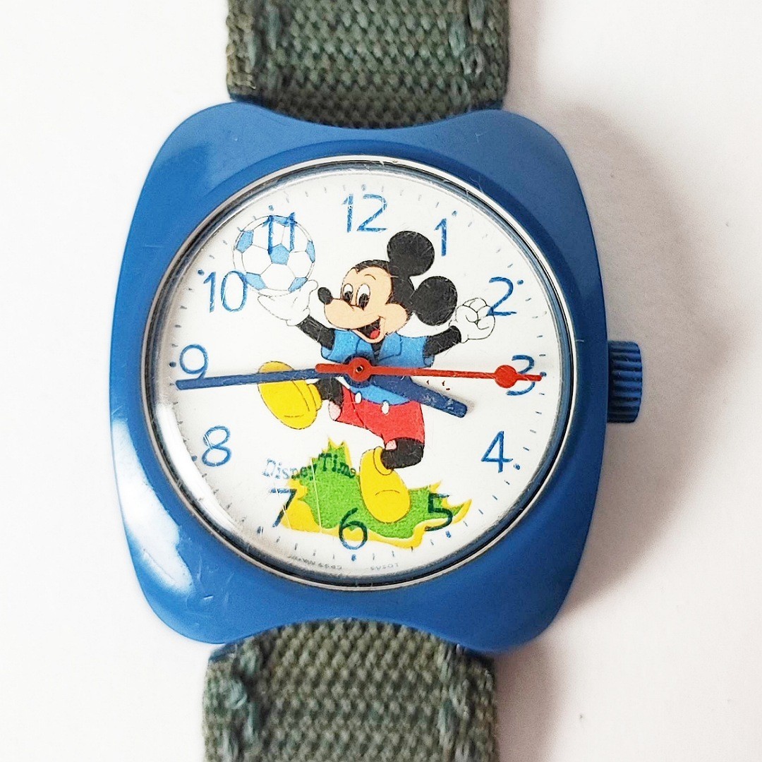 希少 SEIKO DISNEY TIME セイコー ディズニータイム ミッキーマウス 6640-6020 メンズレディースキッズ腕時計 稼働品 動作品 手巻き L844