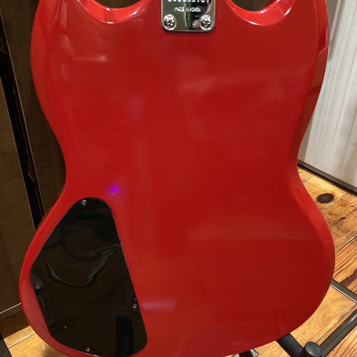 【雑貨】 エレキ ギター エピフォン Epiphone Gibson ギブソン SG 良品 本体約100×34×5cm エレキギター 音出し確認済み_画像8