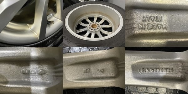 【YOKOHAMA G075 275/50R20】スタッドレス【MAK ハイランズ 20インチ 8.5J5HPCD120+47】19年製 ランドローバー/レンジローバー　(VTP811)_画像7