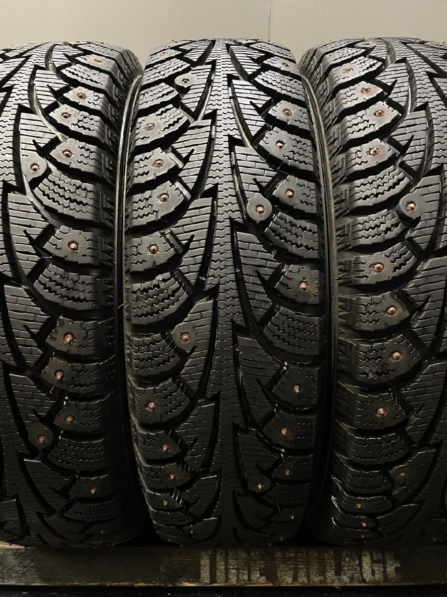 HANKOOK winter I Pike 155/70R13 13インチ スパイクタイヤ 4本 バリ溝　(TA773)_画像3