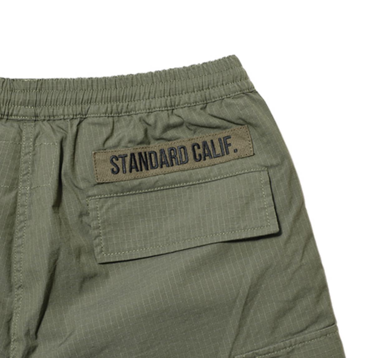 STANDARDCALIFORNIA/スタンダードカリフォルニア SD Coolmax Stretch Ripstop Easy Cargo Shorts Olive XL クールマックス カーゴショーツ_画像5