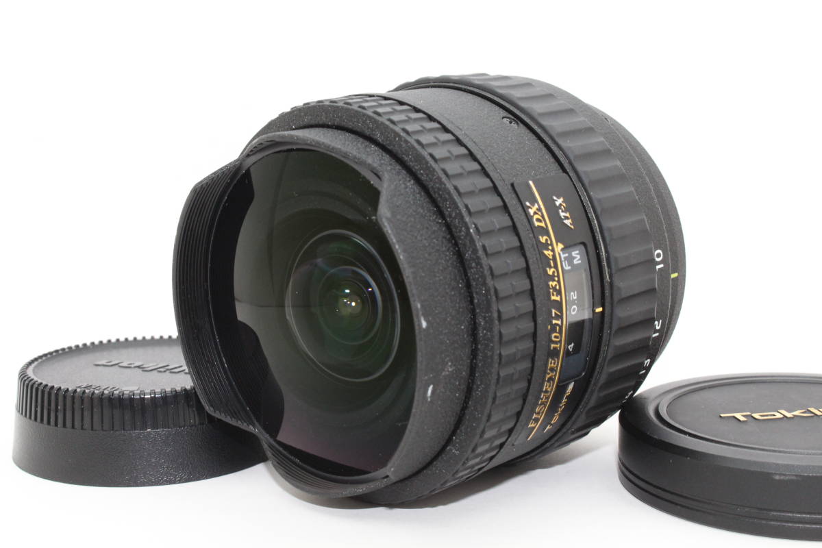 ★極上品★トキナー Tokina AT-X FISHEYE 10-17mm F3.5-4.5 DX Nikon ニコン用 Fマウント 広角 ズームレンズ★　L3253＃12999_画像1