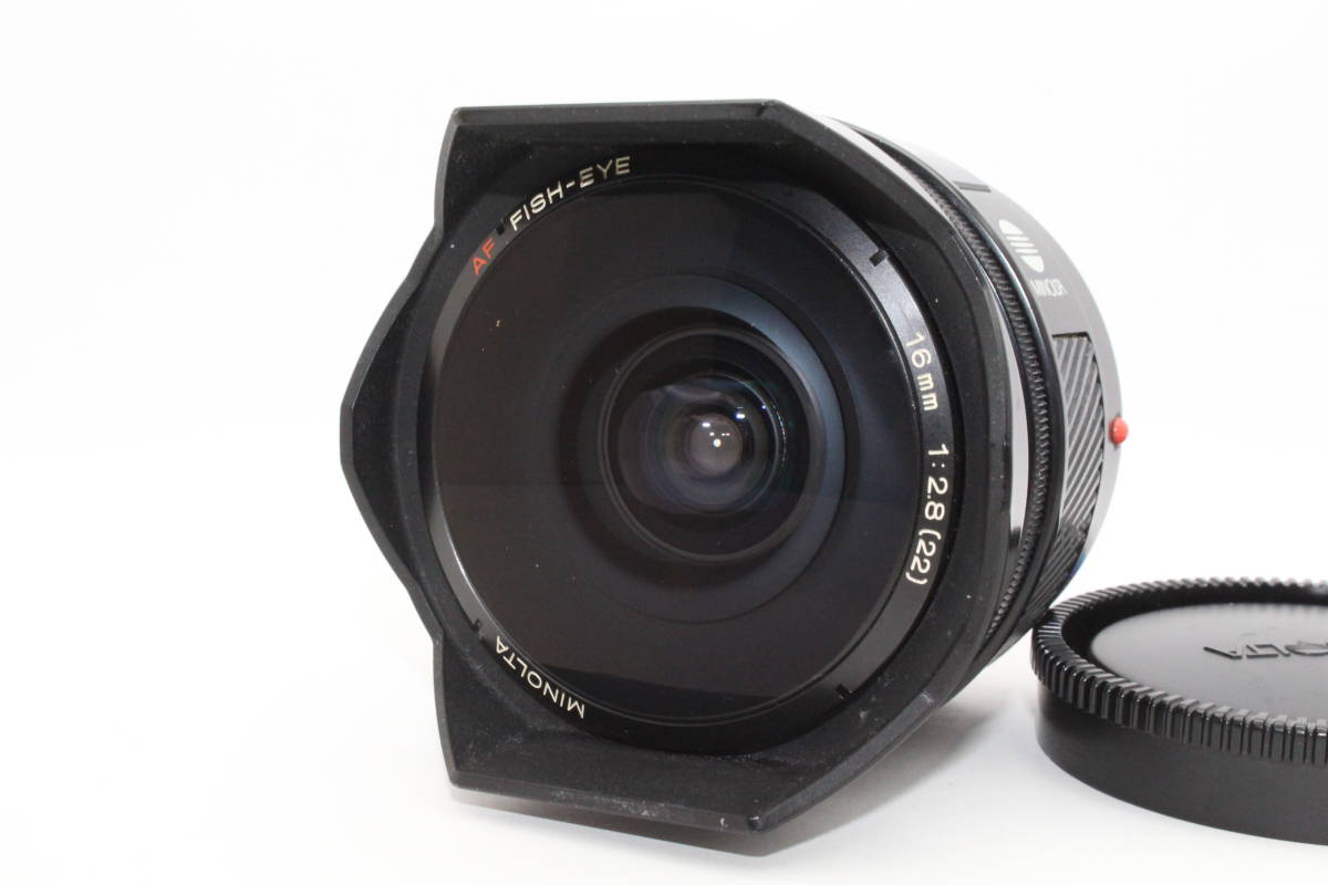 限定特価】 ☆希少品☆ミノルタ MINOLTA AF FISH-EYE 16mm F2.8(22