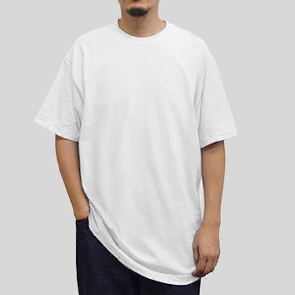 新品未使用 アルスタイル 無地半袖Tシャツ ビッグシルエット 白 ホワイト 2XL_画像8