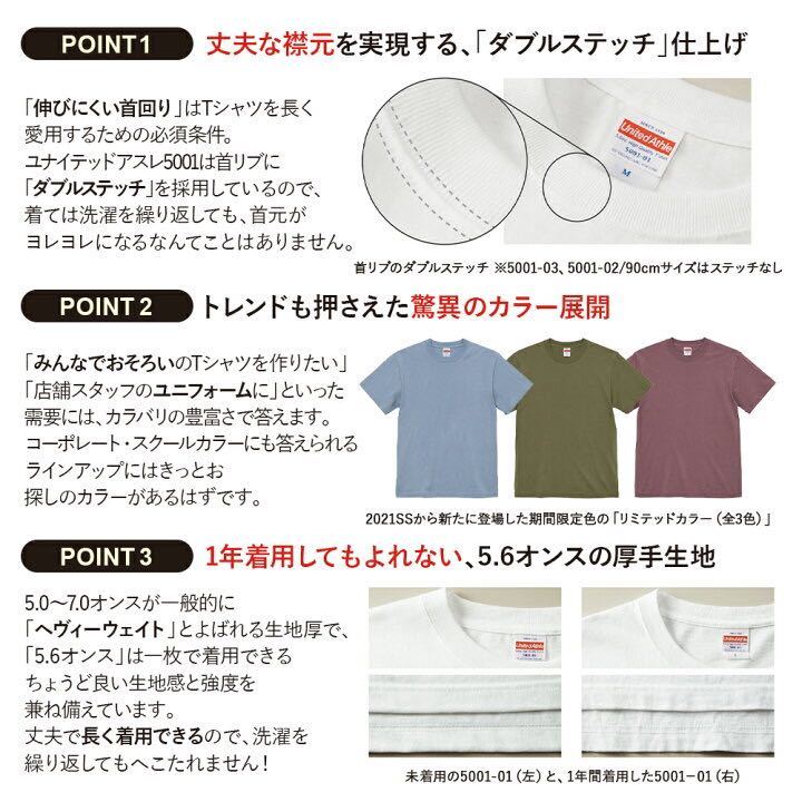 新品未使用 UNITED ATHLE 5.6oz 無地 半袖Tシャツ M サイズ ユナイテッドアスレ グレー ユニセックス