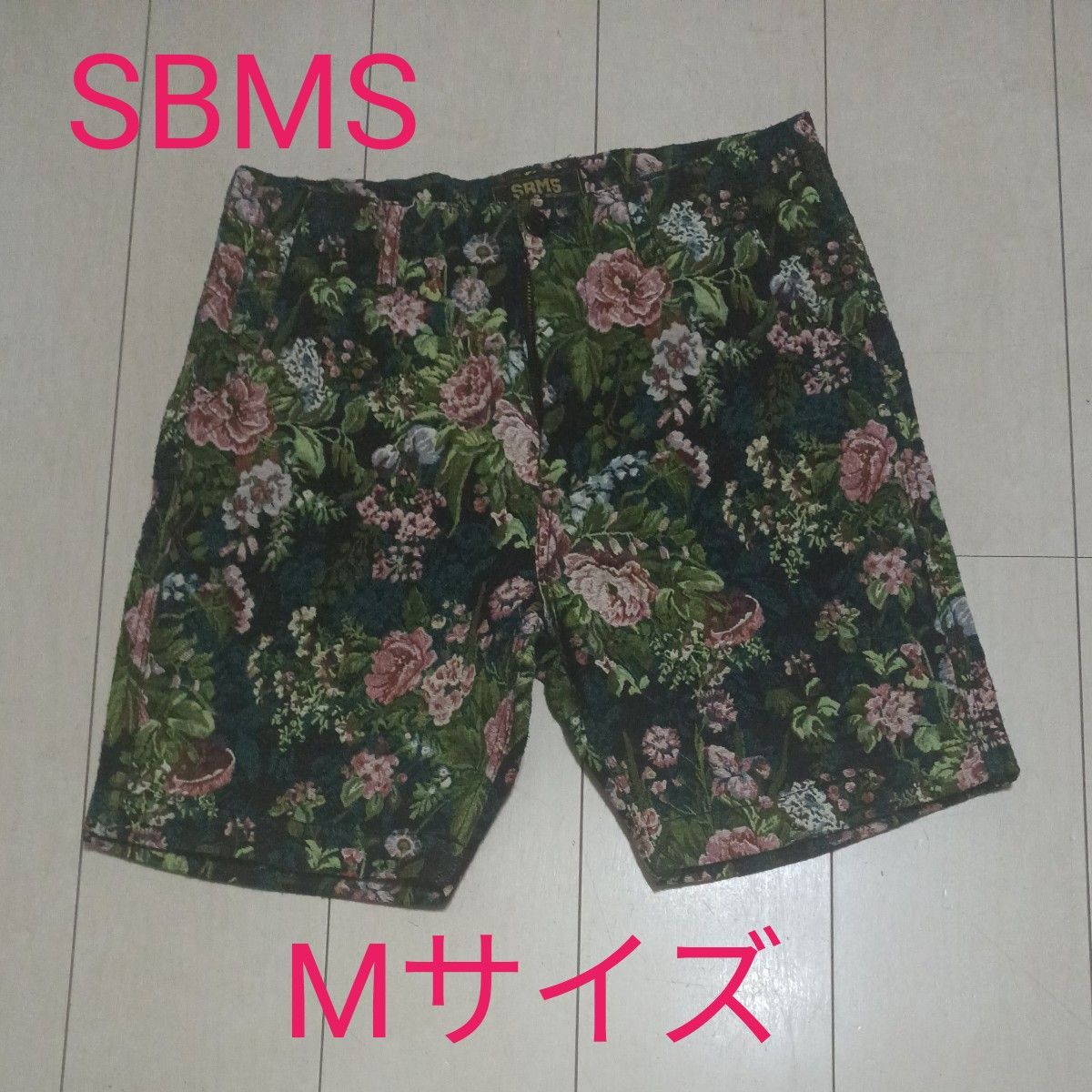 【SBMS 花柄 ショートパンツ】Mサイズ カワイイ オシャレ