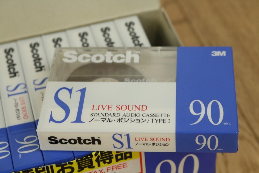 未使用!!カセットテープ３０点!!　SONY HF90　スコッチ S1-90　AXIA A1S120　管Z7164_画像2
