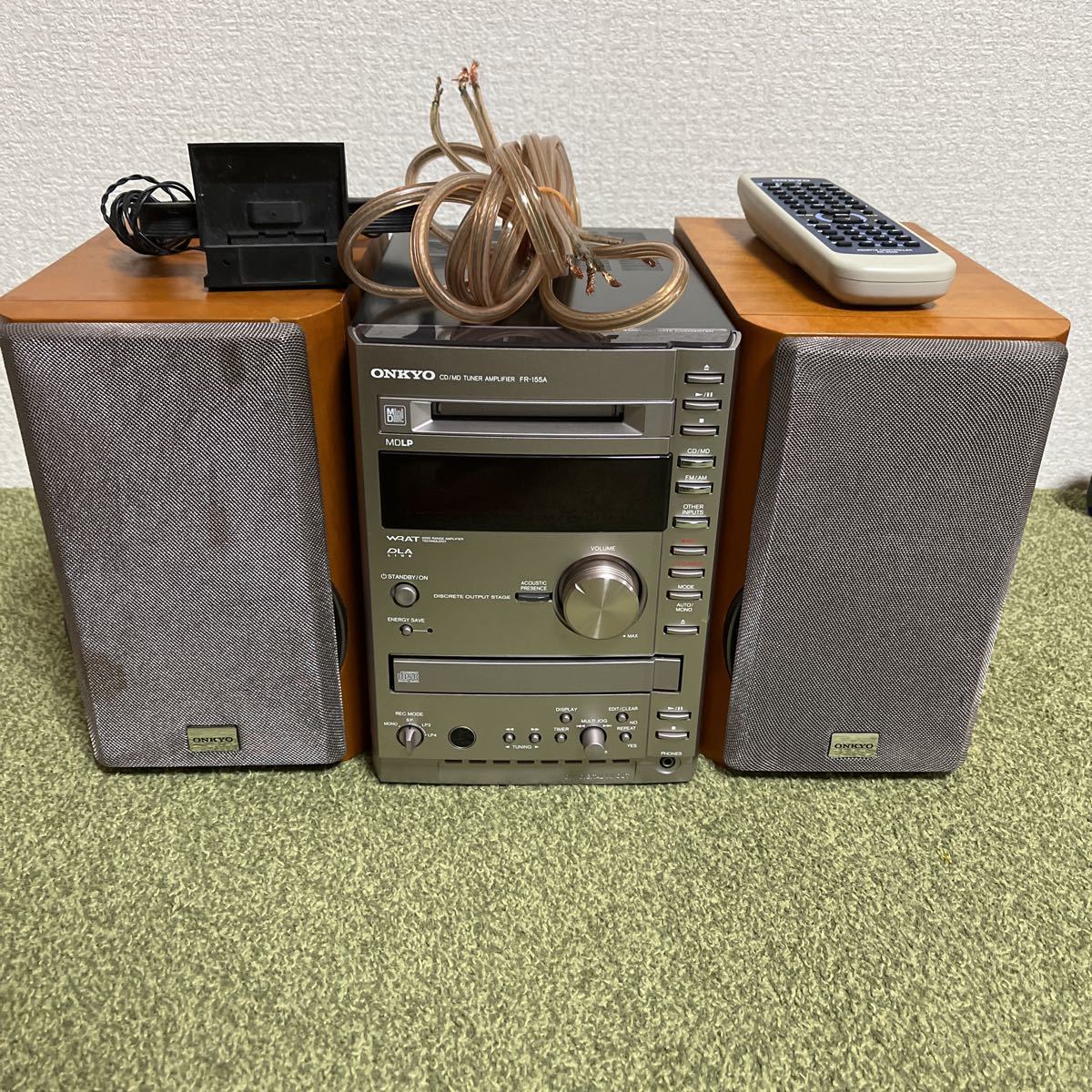 ONKYO CD/MD チューナーアンプシステム FR-155A オンキョー コンポ