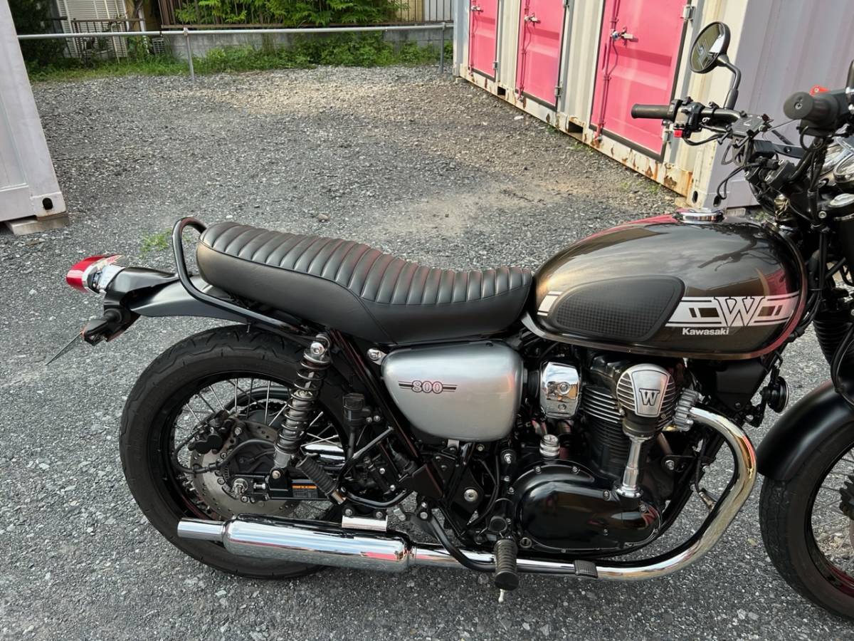 カワサキ W800 純正 ダブルシート 53001-1902 (W650 W400 等) w800cafe