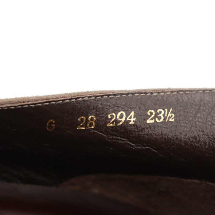 ダイアナ パンプス ブーティ スエード ハイヒール シューズ 靴 ブランド レディース 23.5cmサイズ グレー DIANA_画像4