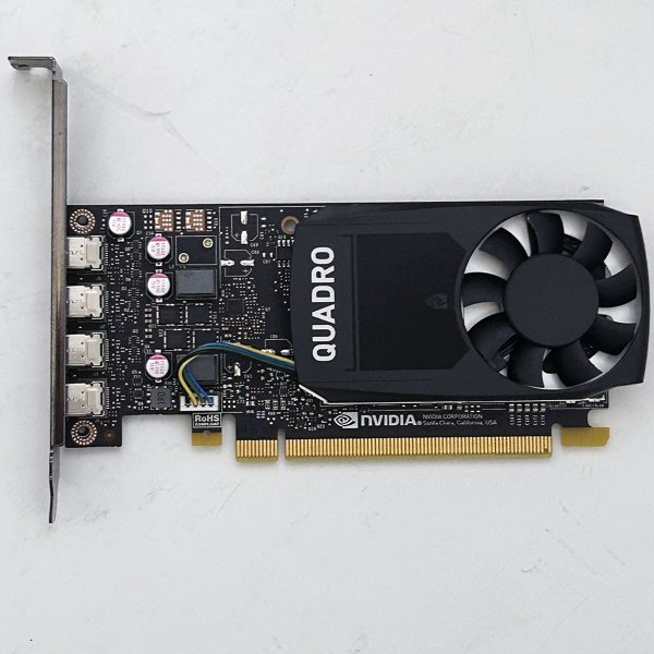 ロー・フルプロ両対応 Quadro P1000 4GB 最大4画面同時出力 DTP 3Dモデリングに 4K出力OK