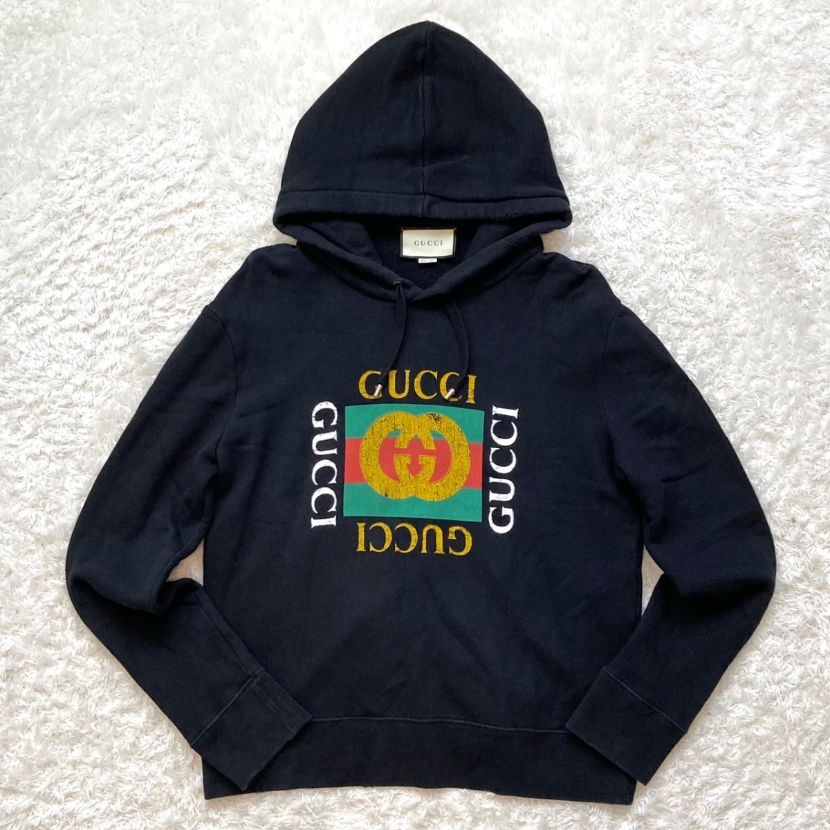 極美品◎グッチ GUCCI スウェットパーカー フーディ プルオーバー