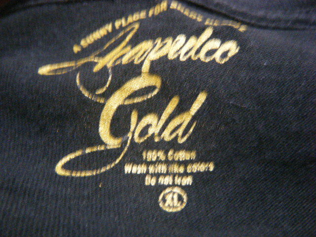 Acapulco Gold　半袖Tシャツ　サイズXL　R7660　黒　ピストル_画像3