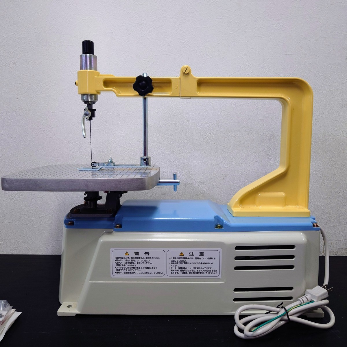 e◇美品!! 旭工機 電動糸鋸盤 AF-eco1 糸のこ盤 動作OK 替刃 デザイン