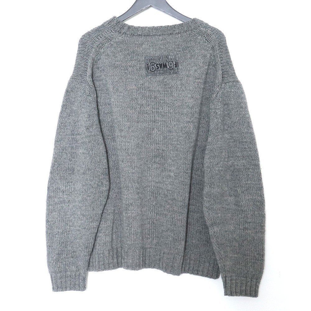 TENDERLOIN 19AW V-NECK COTTON KNIT XLサイズ グレー テンダーロイン