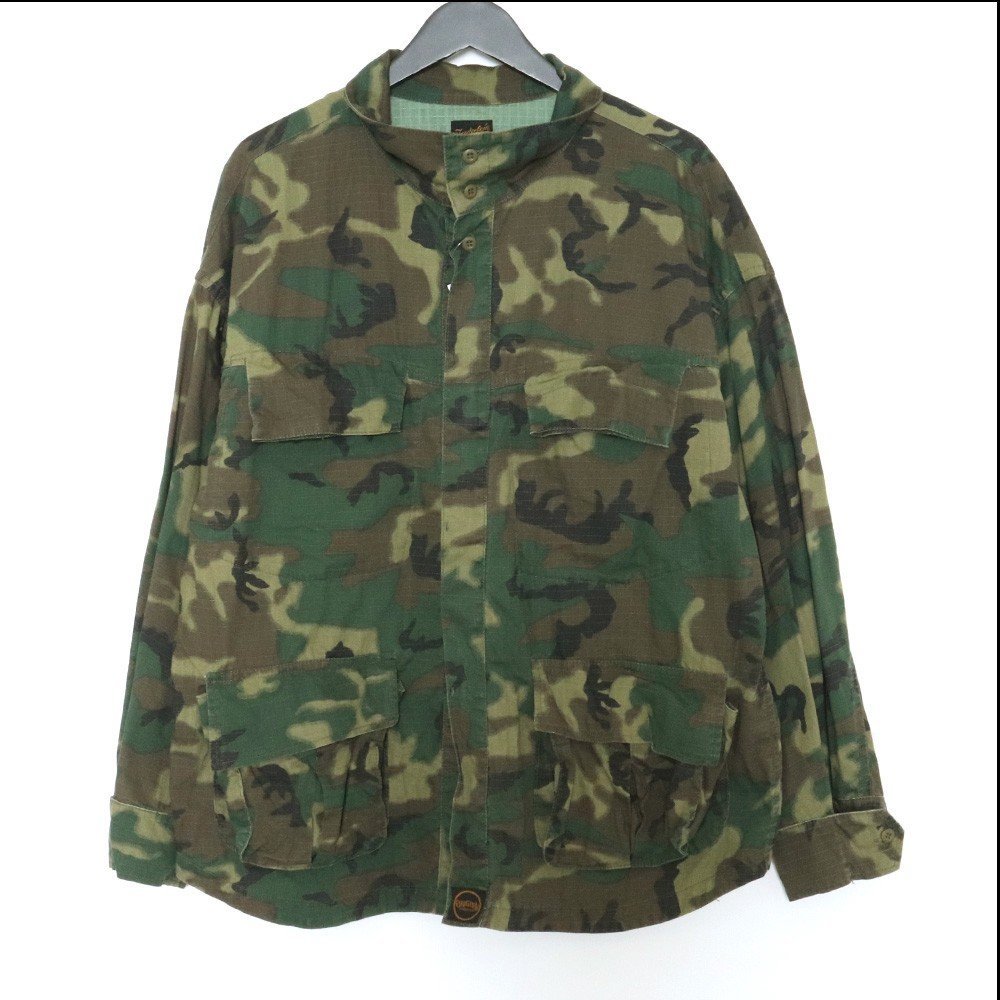 ファッション カモフラ ジャケット CAMO JKT STOP RIP BDU MOCK 20SS