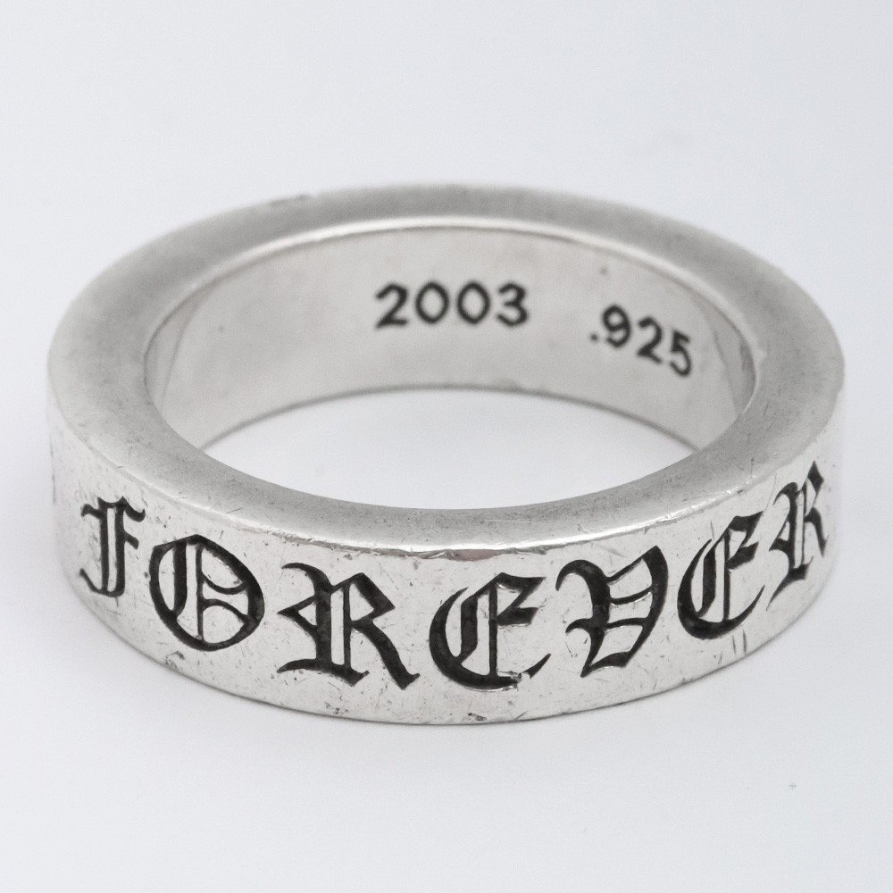 国内発送 クロムハーツ シルバー FOREVER CH 6mm RING SPACER HEARTS