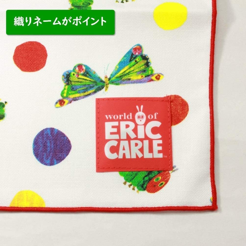 はらぺこあおむし　ランチクロス　（ドット）　エリック・カール　絵本　お弁当包み　ナフキン　綿100％　日本製_画像3