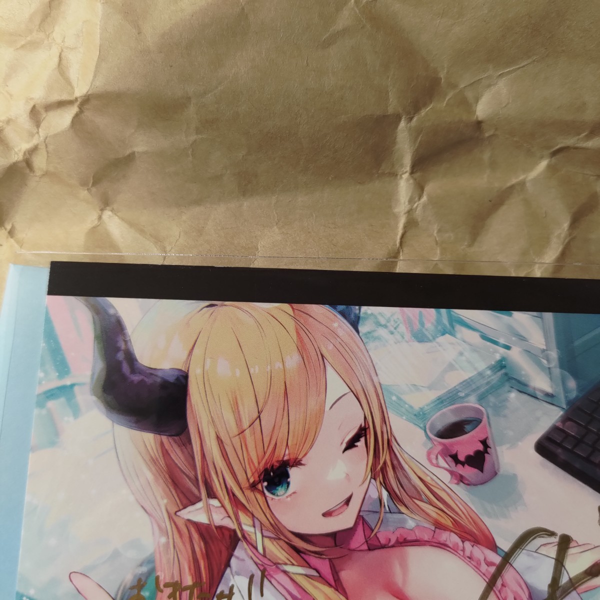 癒月ちょこ 活動三周年記念 直筆サイン入りポストカード 癒月ちょこ 活動三周年記念 直筆サイン入りポストカード