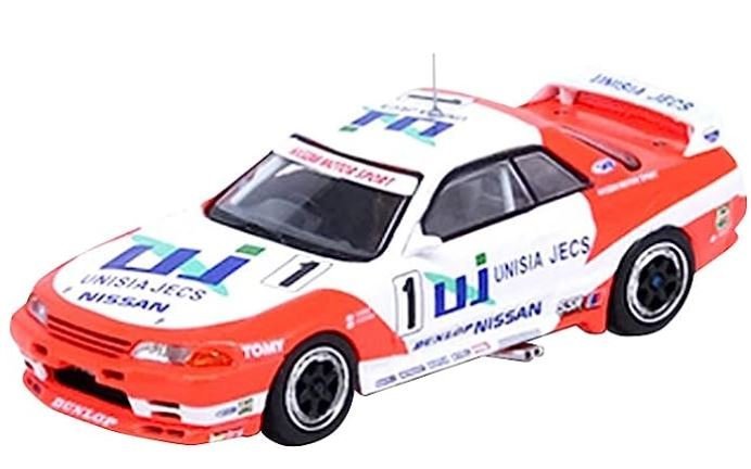Inno Models 1/64 日産 スカイライン GT-R R32#1 UNISIA JECS JTC 1993 M. Hasemi/H. Fukuyama 完成品_画像3