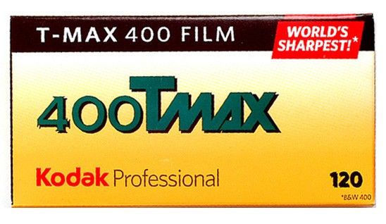 [2022-9期限] T-MAX400 ブローニー120【5本入】ISO感度400 白黒フィルム/黒白/モノクロ TMY コダック