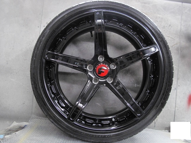 FORGIATO AGGIO ECL 鍛造 ホイール 5穴 PCD 114.3 3ピース フォージアート 検 コンケーブ BBS HRE ハイパーフォージド ASANTI LEXANI _リアホイール①