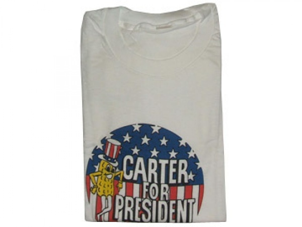 1970'S 袋入りデッドストック ビンテージ 1976 CARTER FOR PRESIDENT カーター大統領選挙キャンペーン Tシャツ/XL_画像9
