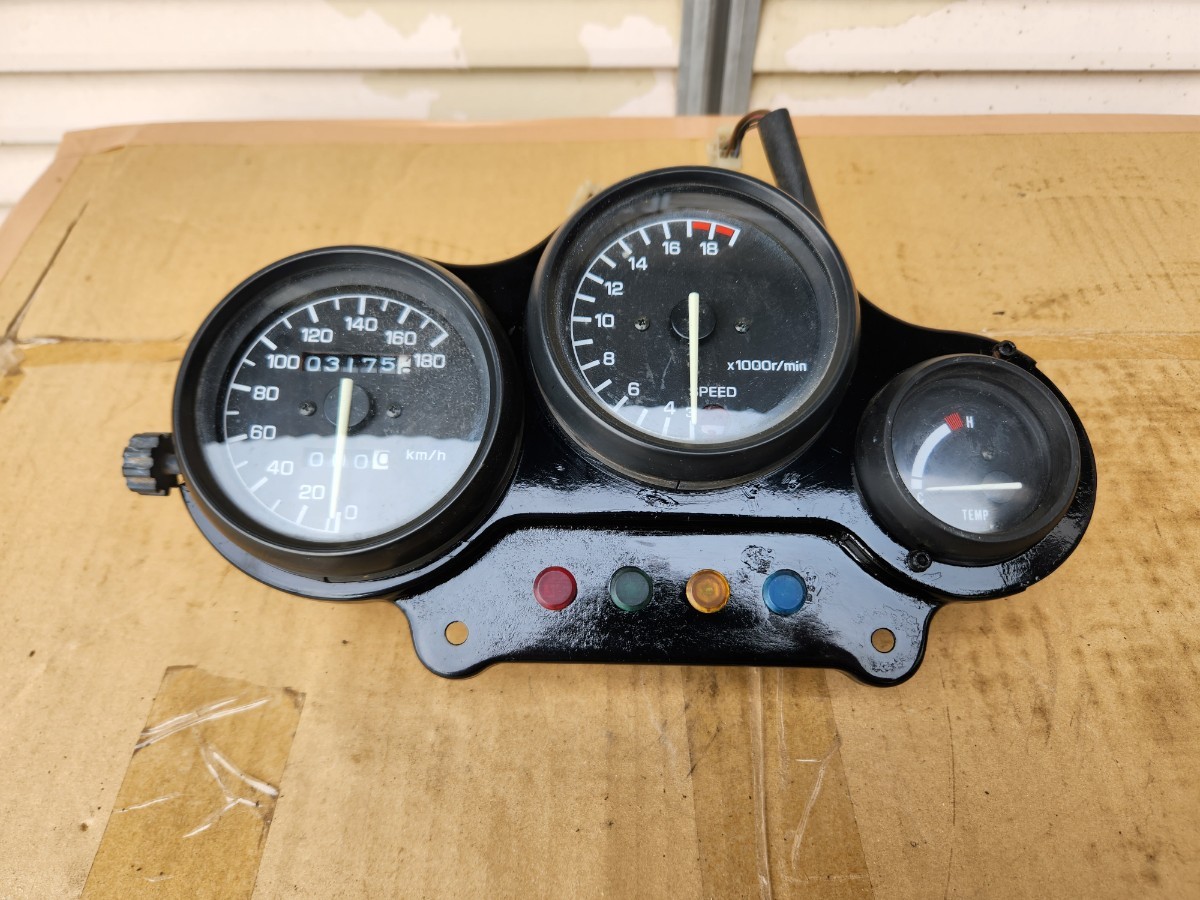 ヤマハ FZR250 2KR 純正メーター スピードメーター タコメーター 水温