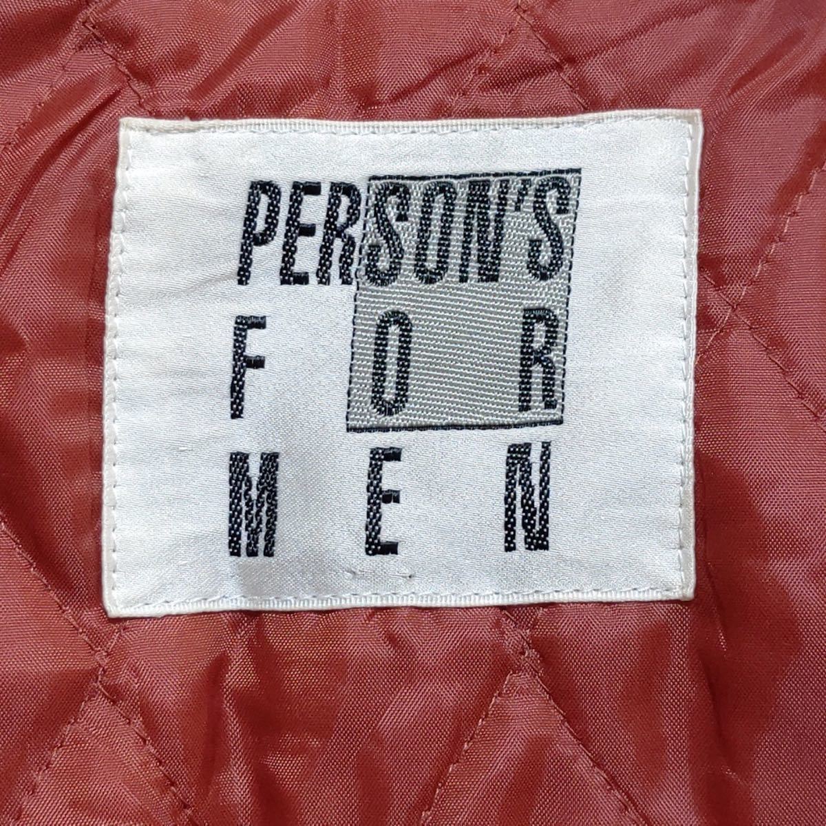 【PERSON’S FOR MEN】パーソンズフォーメン マウンテン パーカー オレンジ メンズ ウインド ブレーカー 日本製 中綿 綿100% 上着 /9721jB_画像8