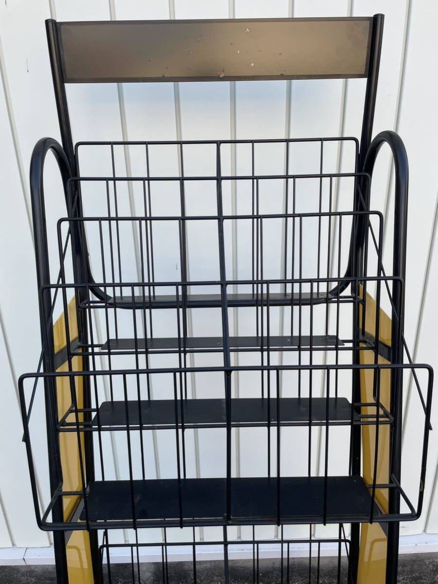  furniture pamphlet stand 2 row 8 step steel rack A4 size 
