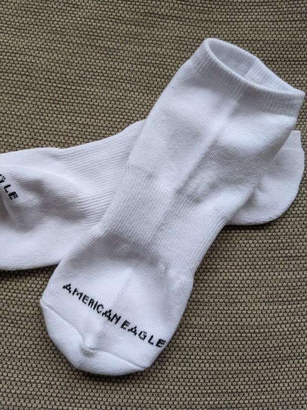 * AE アメリカンイーグル AEO Low Cut Socks ソックス 3足セット / White Grey Black *_画像4