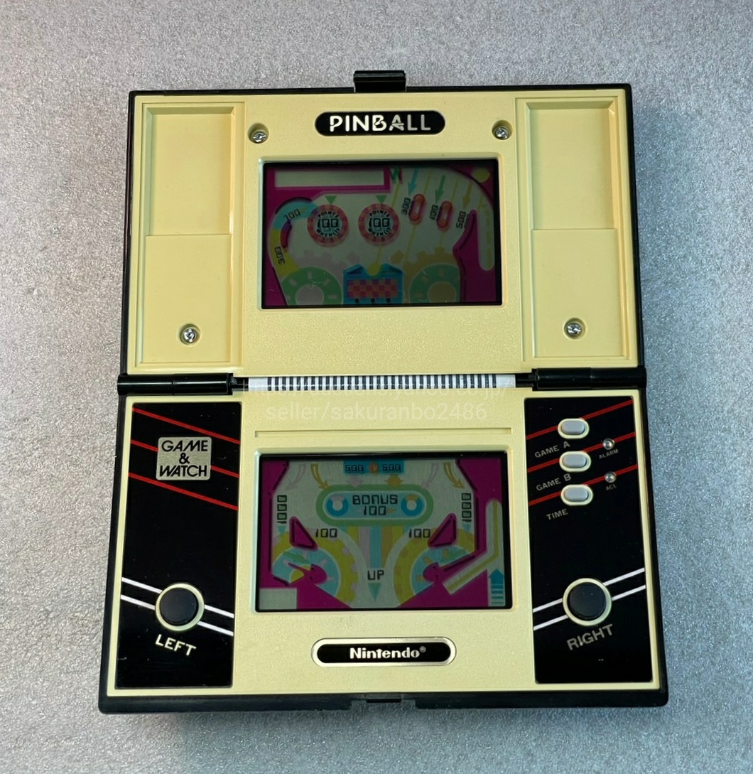 通販でクリスマス Nintendo ゲーム&ウォッチ ピンボール PINBALL 整備