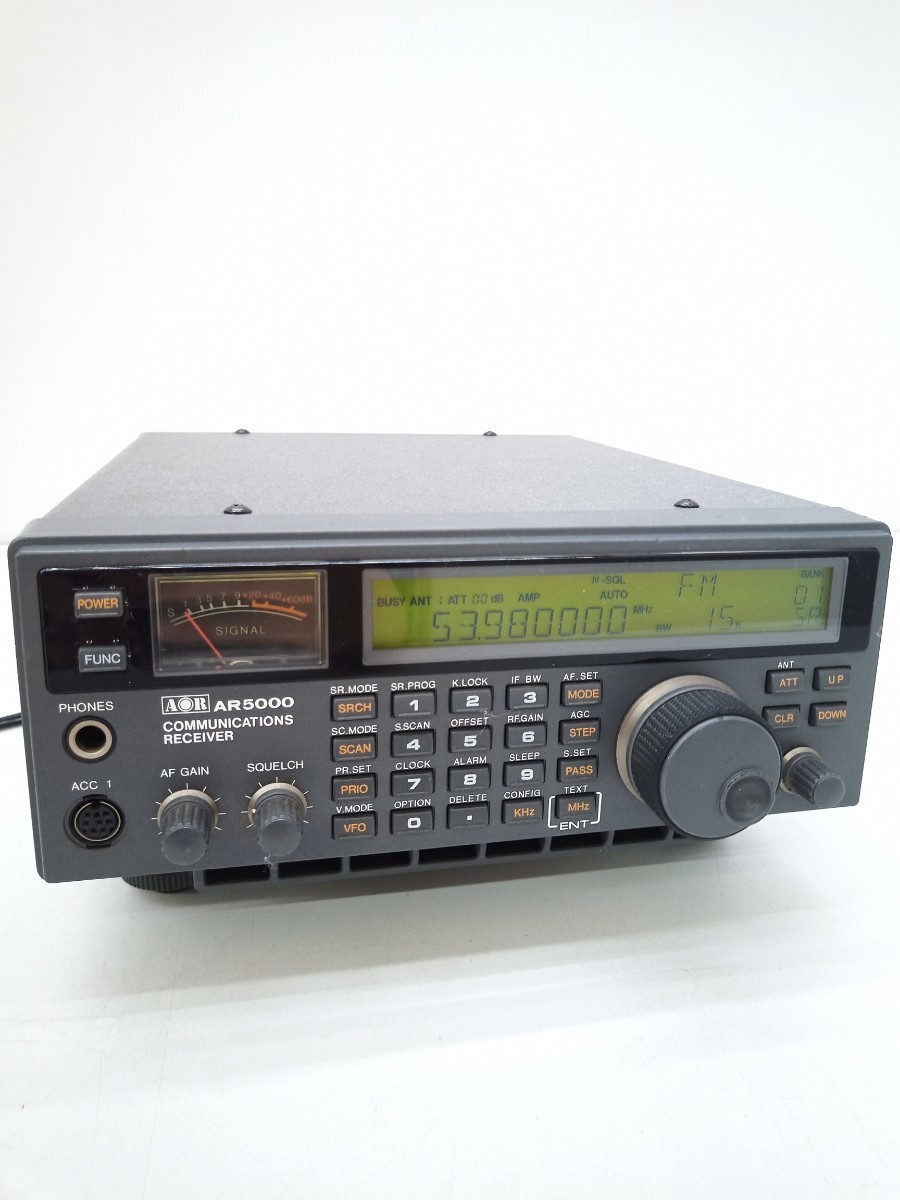 Yahoo!オークション - AOR 広帯域受信機 AR5000 Yahoo!オークション - AOR 広帯域受信機 AR5000