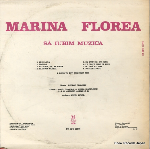 MARINA FLOREA sa iubim muzica ST-EDE03076_画像2
