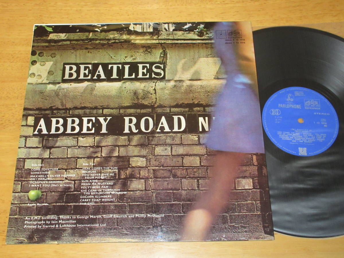 ◆◇THE BEATLES(ザ・ビートルズ)【ABBEY ROAD stereo】チェコスロバキア盤LP/ブックレット付き/1 13 1016/Supraphon/Parlophone◇_画像2