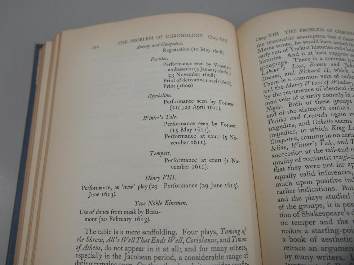 ▼　【洋書 全2冊 William Shakespeare E.K Chambers シェイクスピア E・K・チェンバース】151-02307_画像7