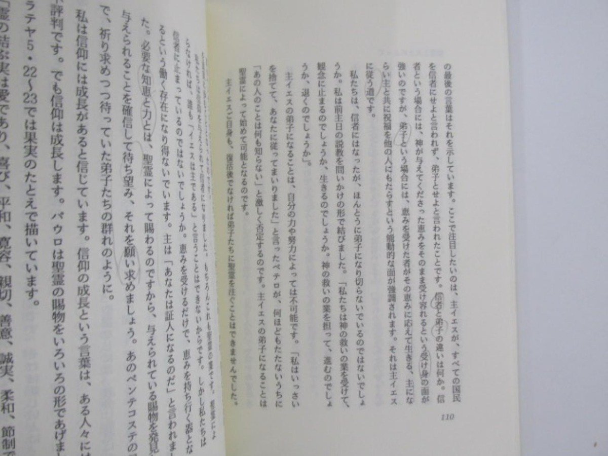 ★　【不揃い2冊 説教集Ⅰ.Ⅲ平安をつたえる群れ神の息に生かされて 恐れるな 選びにこたえて】080-02307_画像6