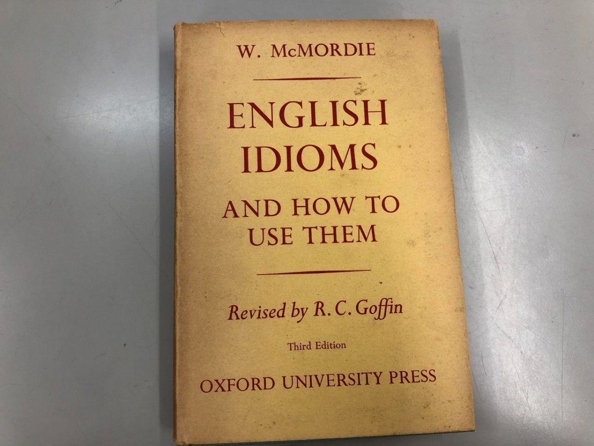 ★　【洋書 English Idioms and How to use them／R.C.Goffin】164-02307_画像1