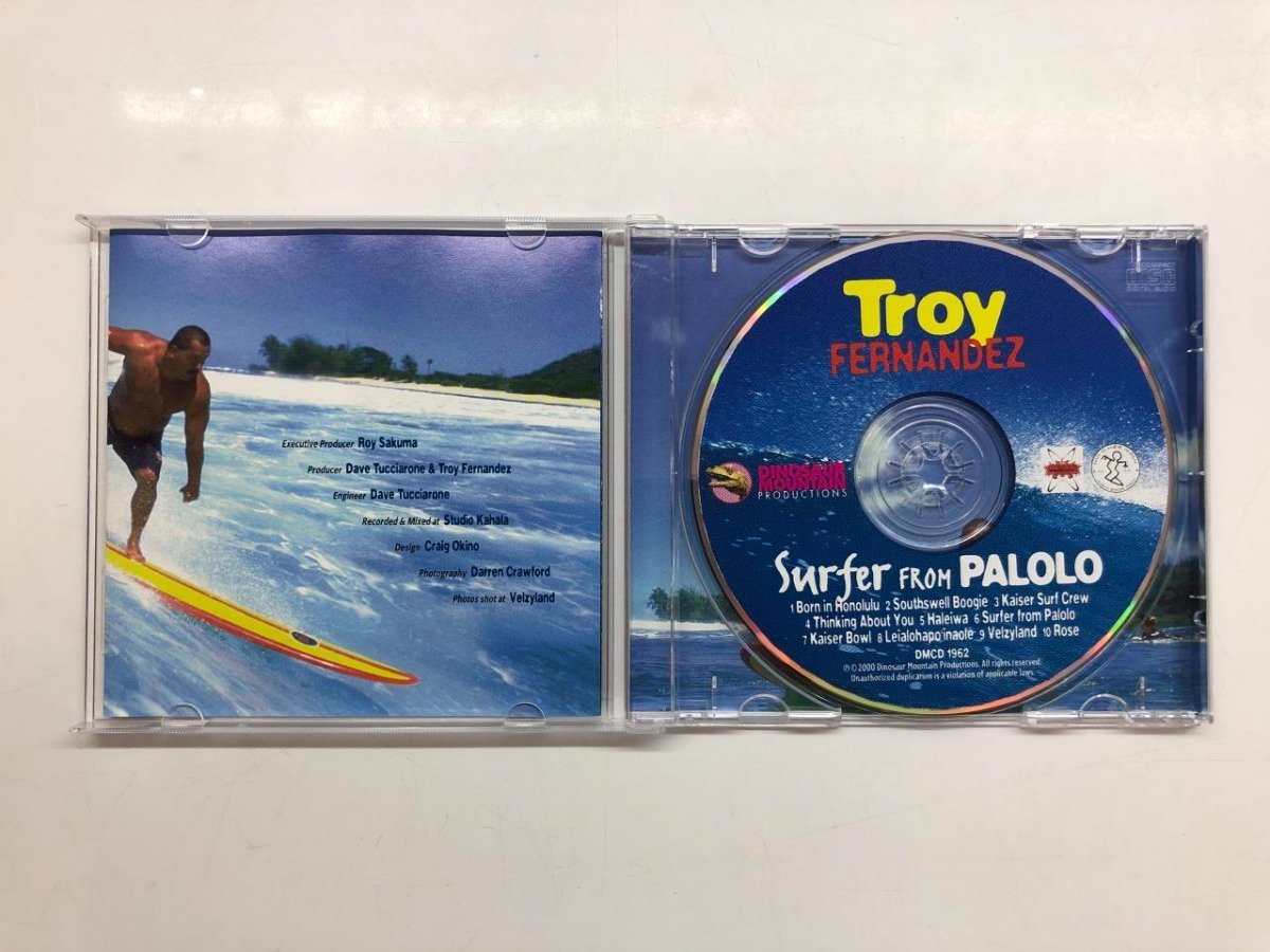 * [CD TROY FERNANDEZ SURFER FROM PALOLO Dinosaur Mountain Productions 2000 year ]143-02307