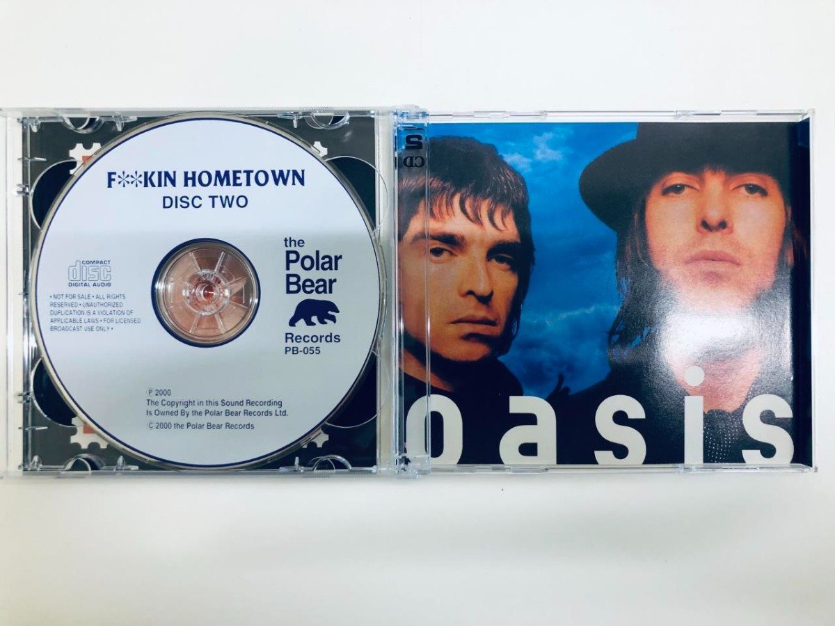 ★　【2CD Oasis F**kin Hometown polarbearrecord 2000年】116-02307_画像3