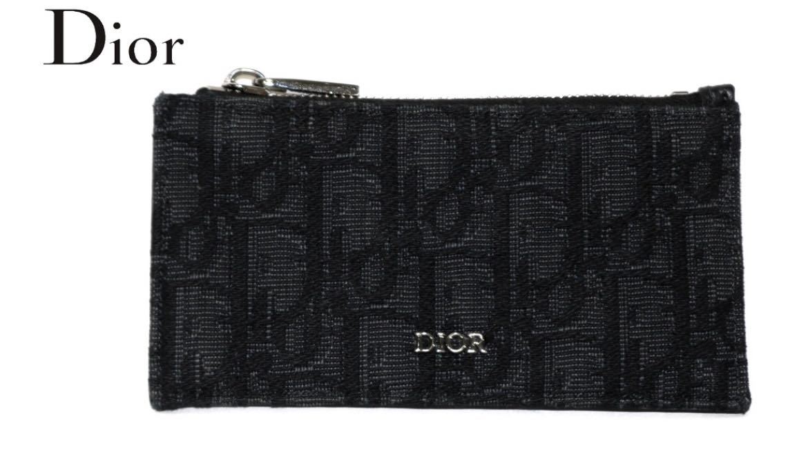 ディオール ジップカードホルダー コインケースレ 小銭入れ コンパクトウォレット ポーチ 財布 メンズ Dior GT10047 ファッション  ファッション小物 財布