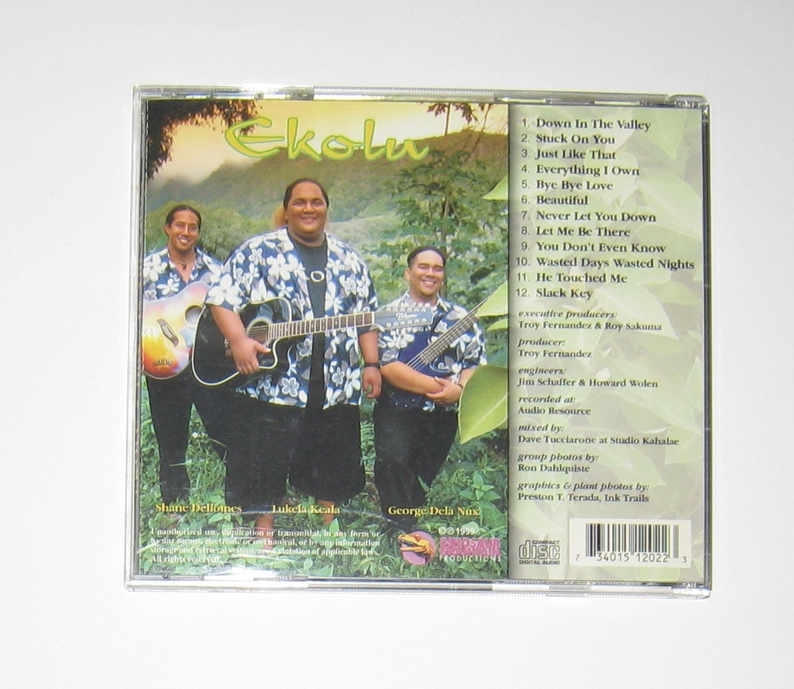 Ekolu / Down In The Valley eko ruCD foreign record USED Hawaiian Music Hawaiian music 