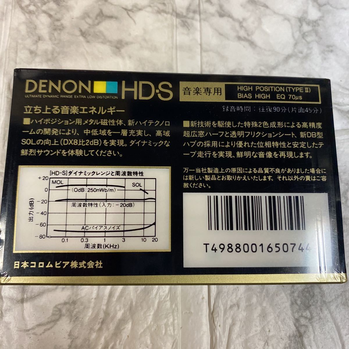 DENON カセットテープ HD-S 90 ハイポジション　METAL CASSETTE レア マニア　年代物_画像3