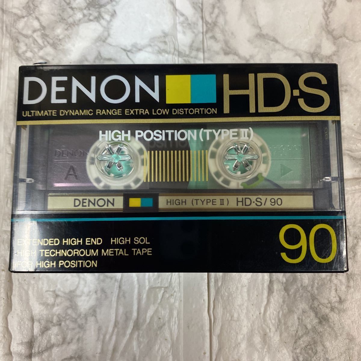 DENON カセットテープ HD-S 90 ハイポジション　METAL CASSETTE レア マニア　年代物_画像1