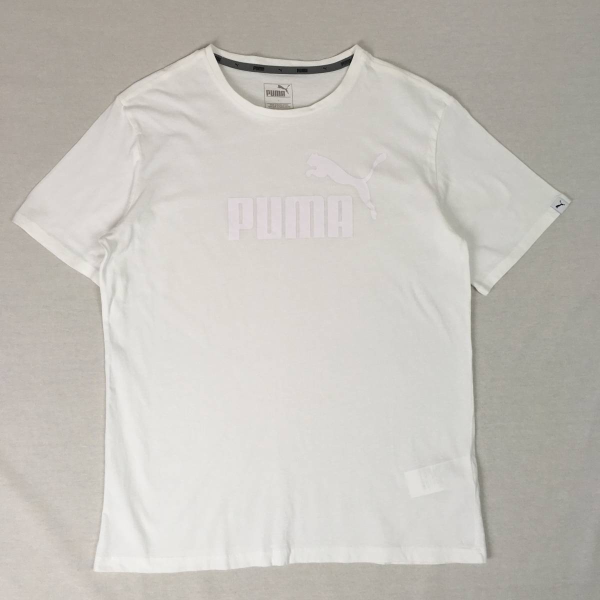 PUMA プーマ Tシャツ Lサイズ ホワイト 半袖_画像1