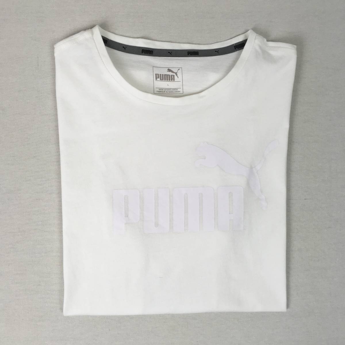 PUMA プーマ Tシャツ Lサイズ ホワイト 半袖_画像8
