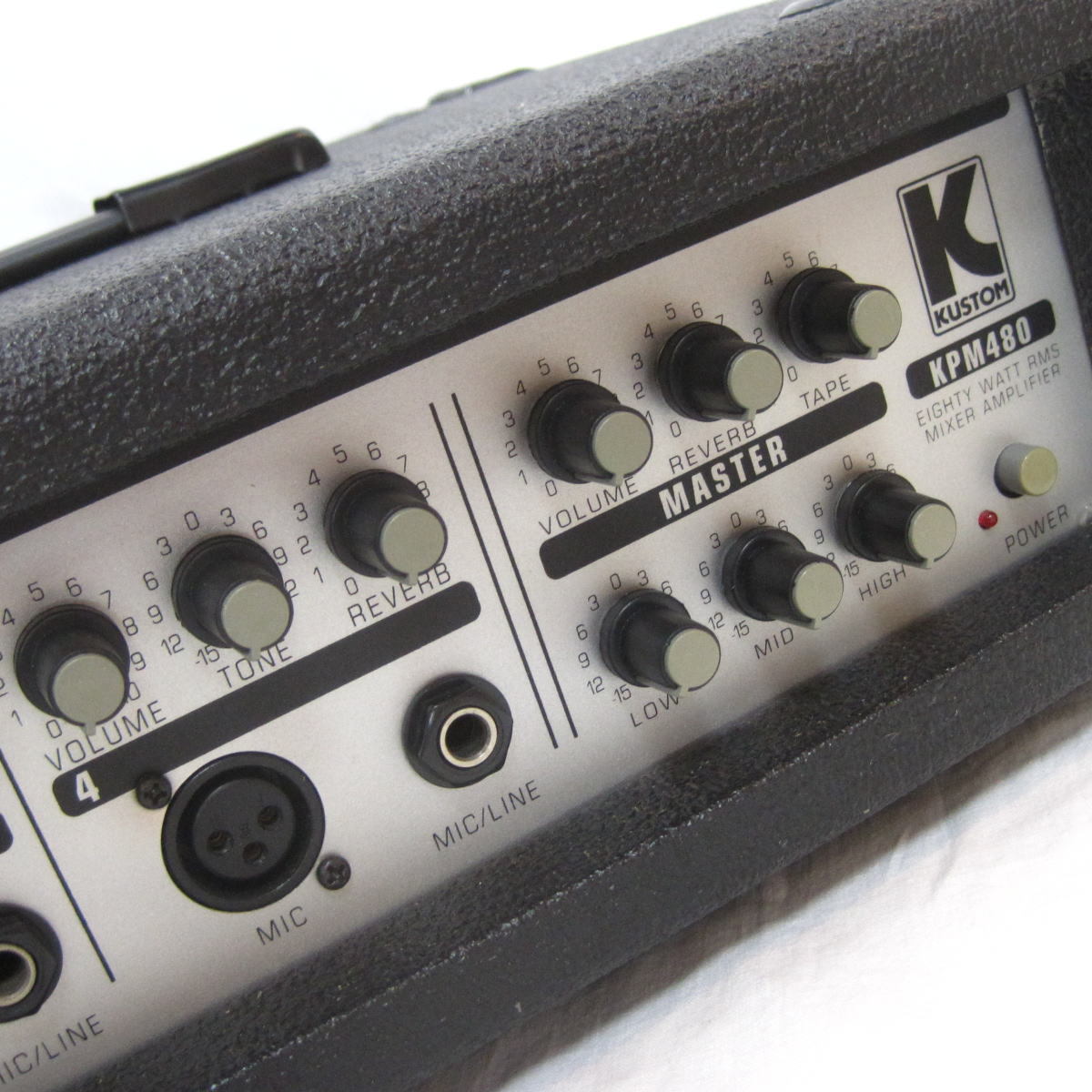 ● KUSTOM ミキサーアンプ KPM480 カスタム USED品！_画像4